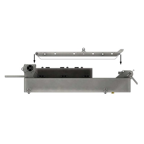 Continuous double conveyor deep fryer 400/1100/12