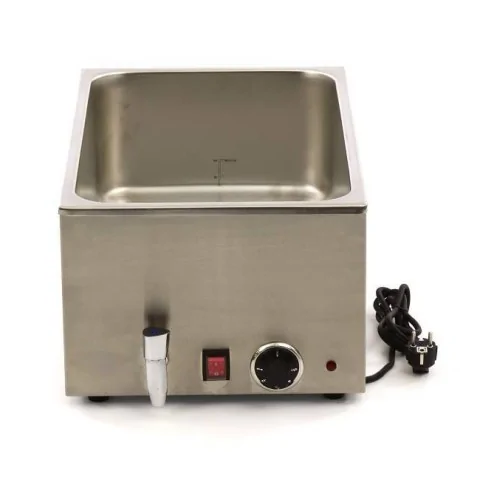 Water bath with tap