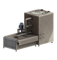 Fryer with an oil removal system 30/90L