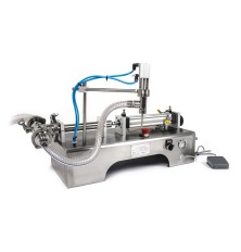 Pneumatic liquid filling machine 10-100 ml