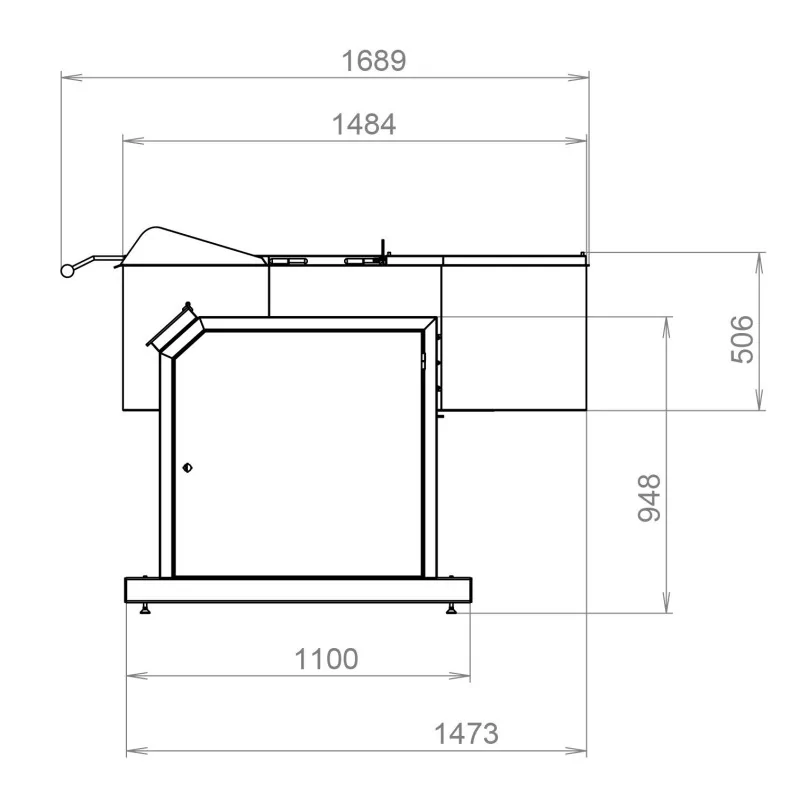 Cuvette basculante avec agitateur PESK 250/26