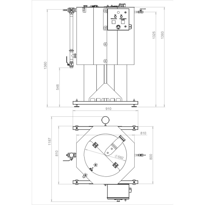 Homogénéisateur pour la production de lait de soja MH 150/120