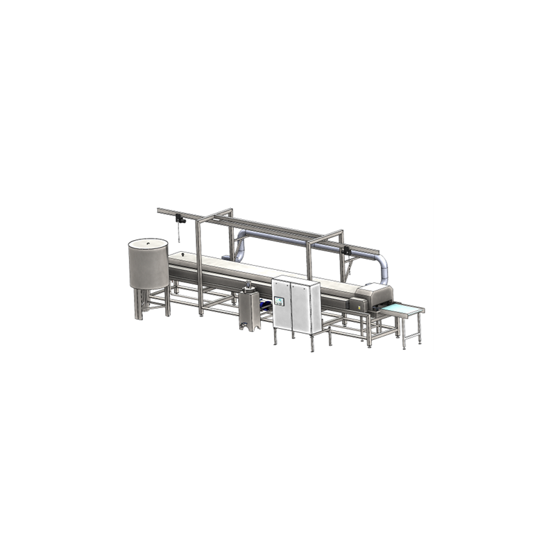 Double conveyor Deep fryer