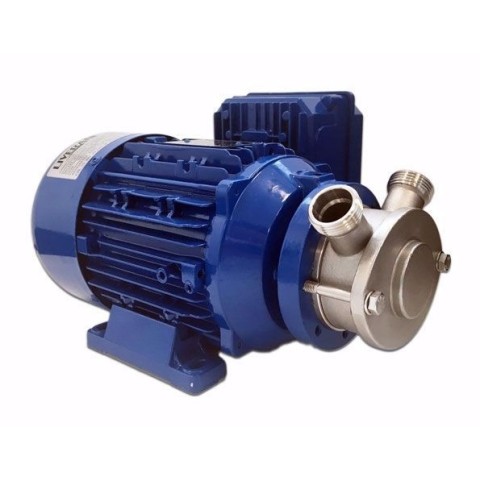 Monoblock pumps with an integrated frequency converter