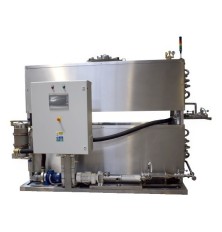 Flow through pasteurizer UTO