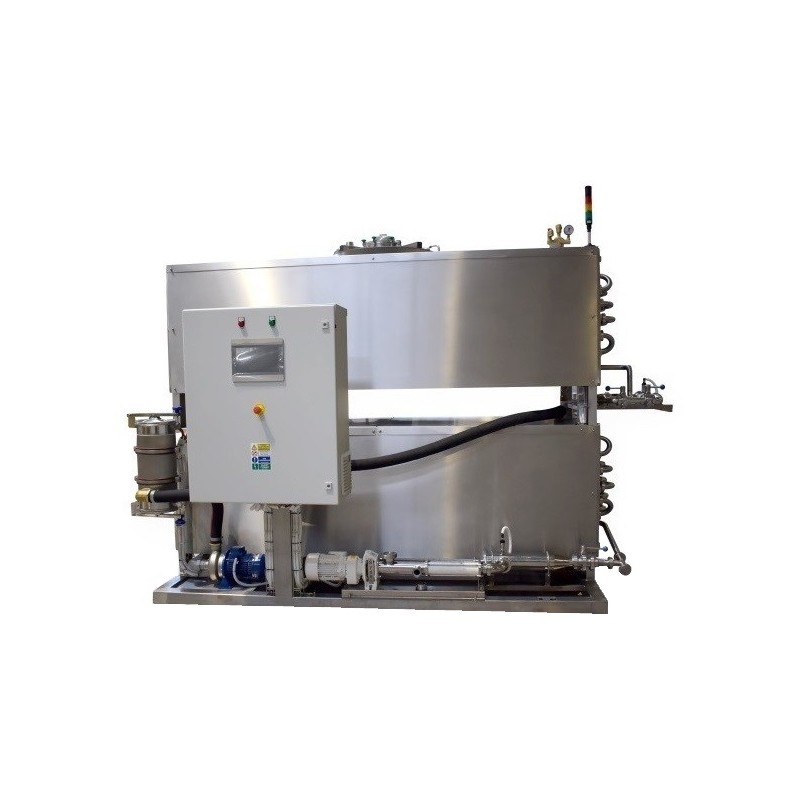 Flow through pasteurizer UTO