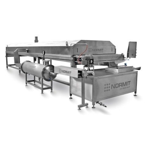 Hot water pouring blancher AQ Hot water pouring blancher AQ