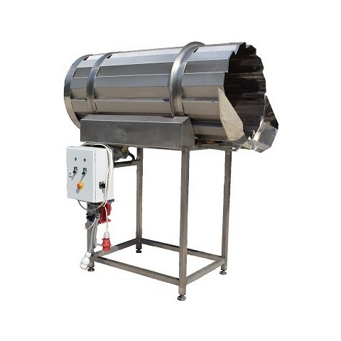 Coating and seasoning machine for chips and snacks Drum AD