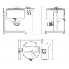 Cooking boiler with a stirrer HSM 300