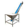 Inclined conveyor for transporting bulk and piece goods CBI