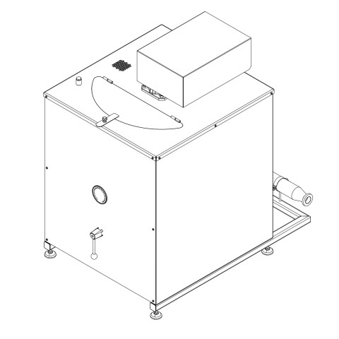 Electric thermal oil jacketed cooker STM