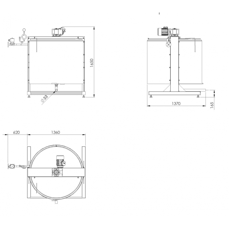 Cooking kettle Unicook S 1000