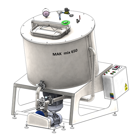 Vacuum mixer - cutter