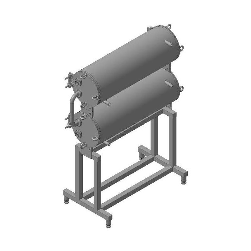 Tubular type universal pasteurizer