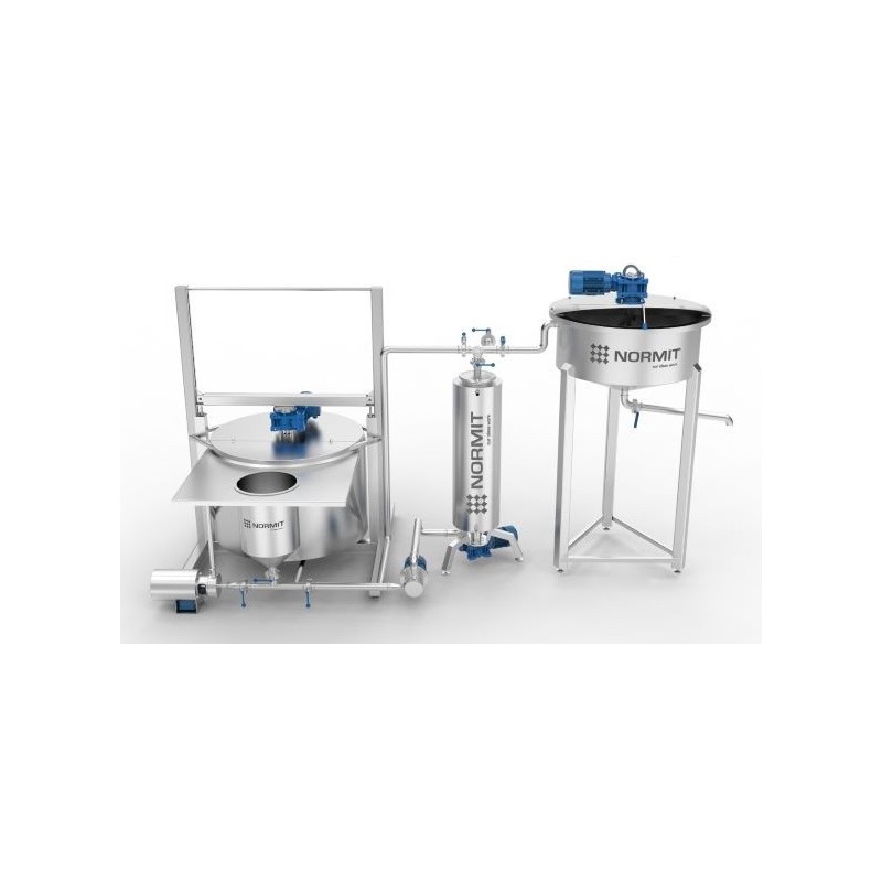 Production line for mayonnaise, mustard, ketchup and other sauces