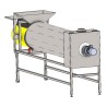 Continuous drum cooling machine for grains and seeds