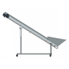 Adjustable conveyor with a loading hopper 3000/300 mm