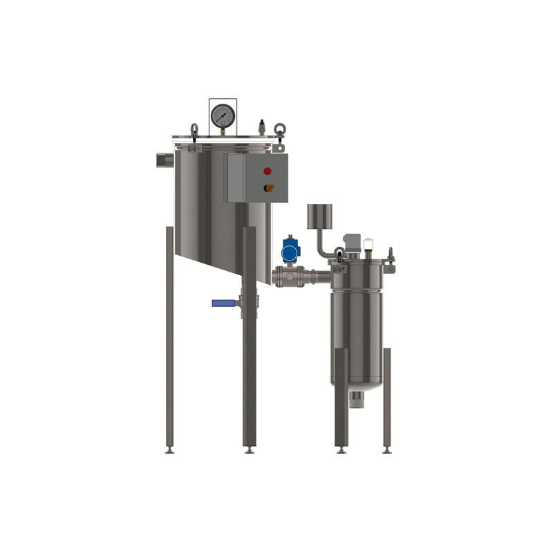 Honey filter with a preheating system HF Heat