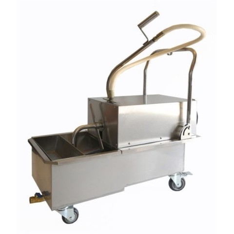 Mobile frying oil filtration system