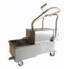 Mobile fryer filtering system