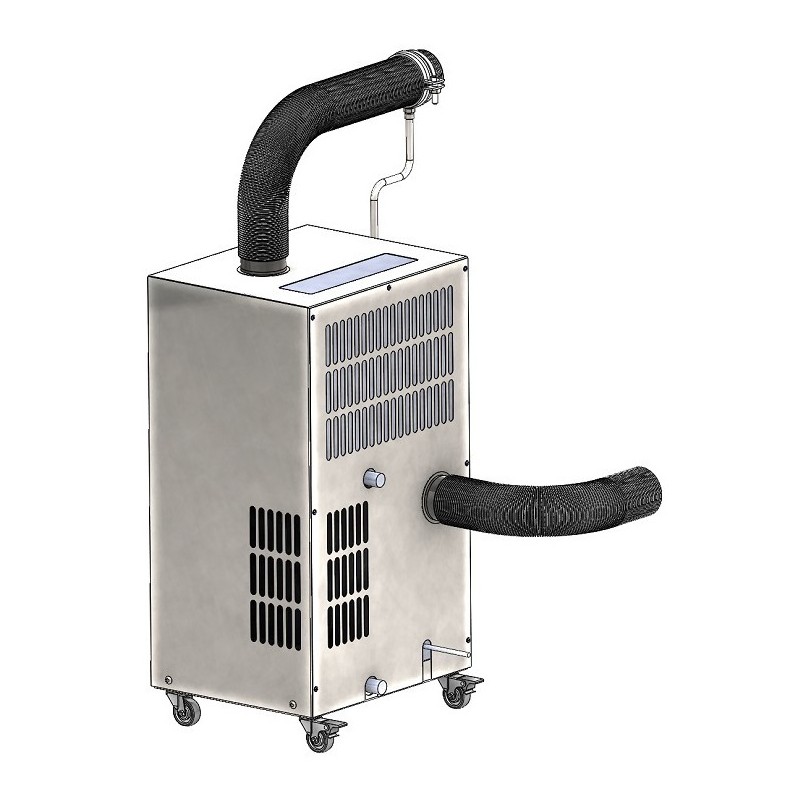 Luchtkoeler, verwarming voor tempereermachines WCH 2000-3000