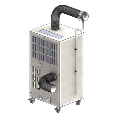 Air cooling and heating sytem for tempering WCH 2000-3000 Air cooling and heating sytem for tempering WCH 2000-3000