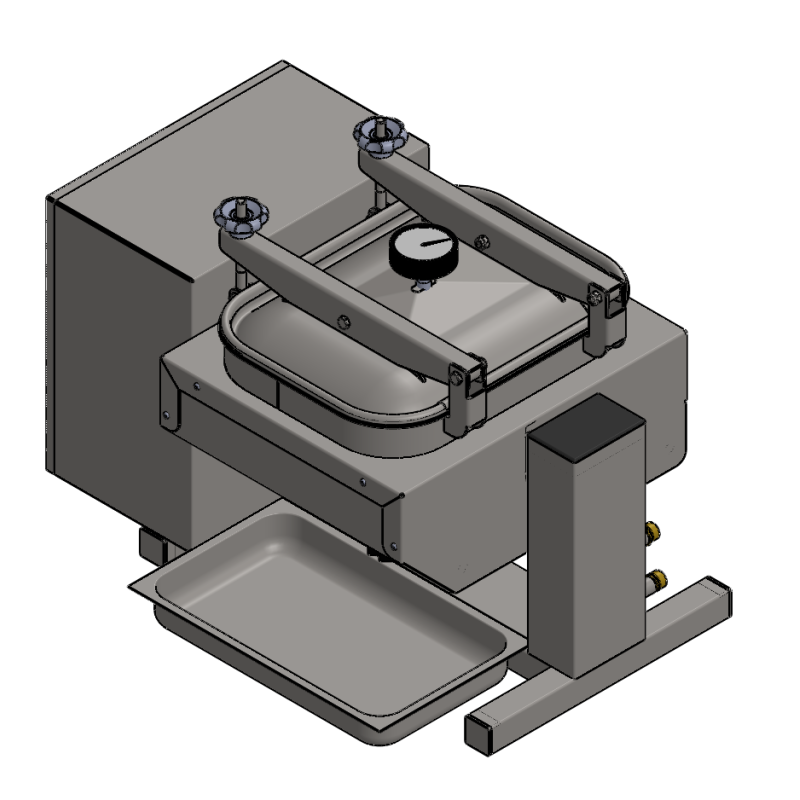 Cuocitore sottovuoto industriale multifunzione Idealfry Vac