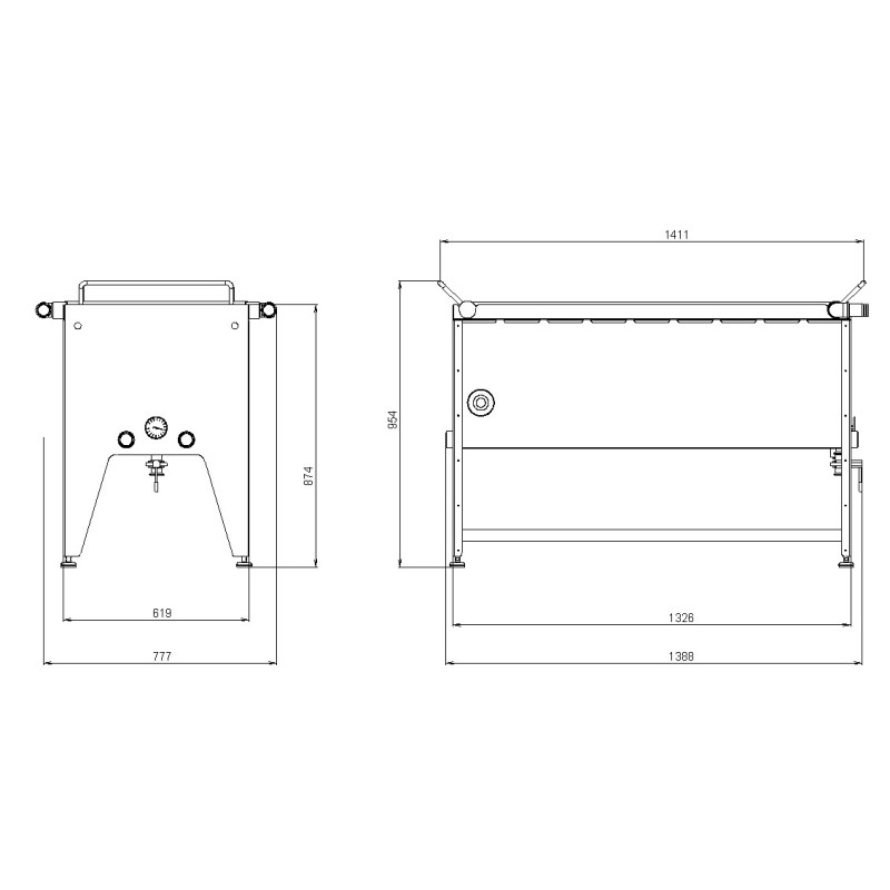 Fundidores para blocos de gordura e manteiga NorMelter 200-1000