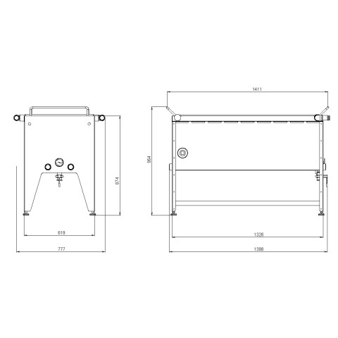 Fundidores para blocos de gordura e manteiga NorMelter 200-1000