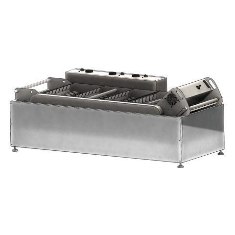 Friteuse met schoepen voor friet en snacks 400/1100/12