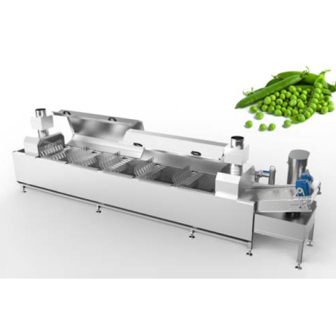 Continuous vegetable blancher SnackPro