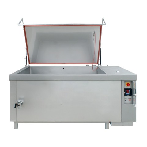 Batch pasteurization and blanching unit