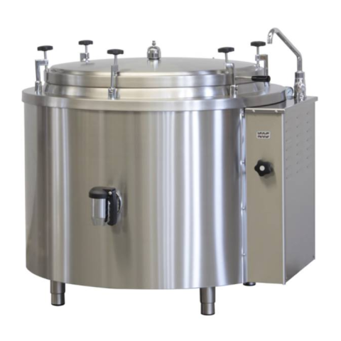 Cooking unit with an autoclave lid WLP -S