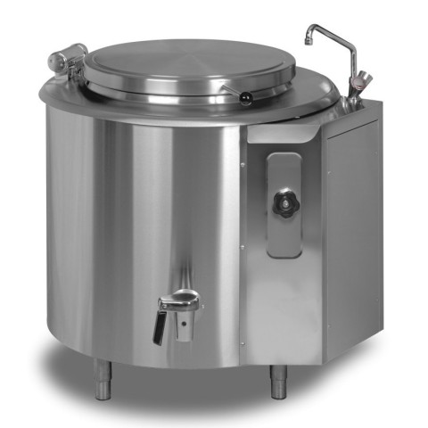 Steam cooking kettle with stirring WLMMS