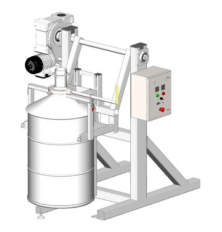 Dumping system for drums and barrels