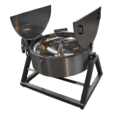 Electric round tilting Pan SFM 140 with a mixer