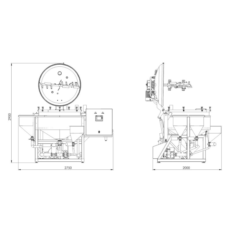 Omogeneizzatore sottovuoto VMG S 650 M