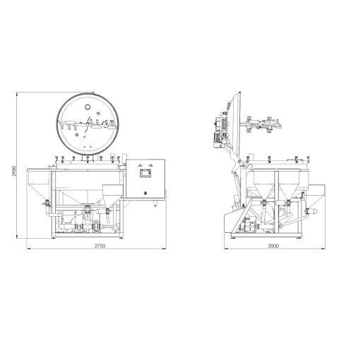 Homogeneizador de vacío VMG S 650 M