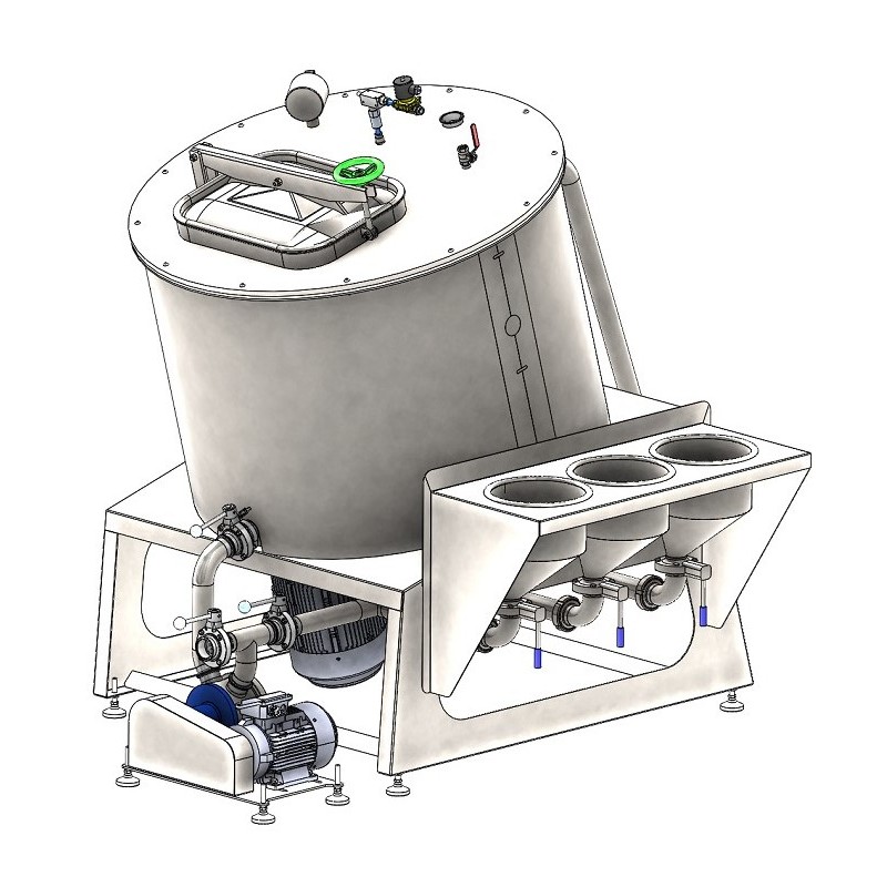 Procesador de alimentos al vacío MakVacMix 350-650