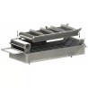 Friggitrice compatta per patatine fritte - Friggitrice a paletta SnackPro 400x1100 mm