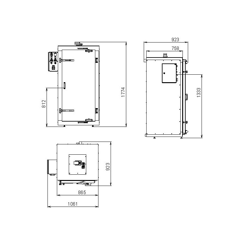 Infrarooddroger voor fruit en groenten ID 3-7 m²