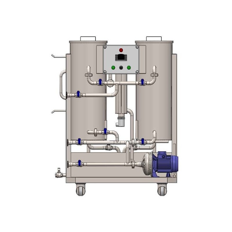 Cleaning and disinfection station 2 × 100 liters