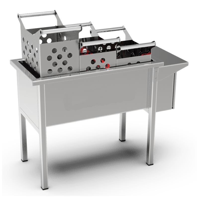 Bath blancher for fruits and vegetables BP Bath blancher for fruits and vegetables BP