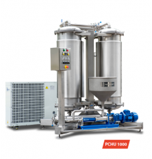 Flow pasteurization equipment for honey