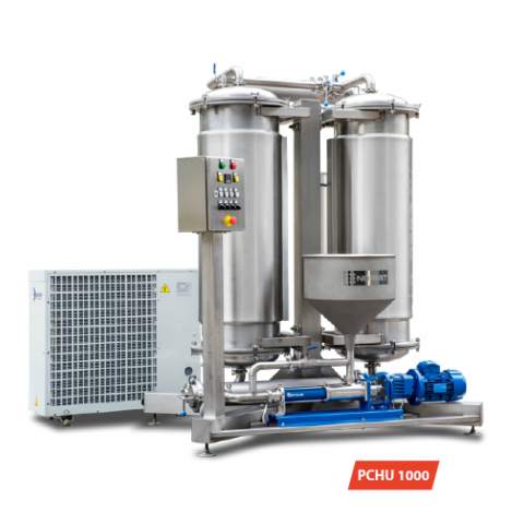 Flow pasteurization equipment for honey