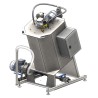 Vacuum unit for producing milk-based ice cream mixture 100L