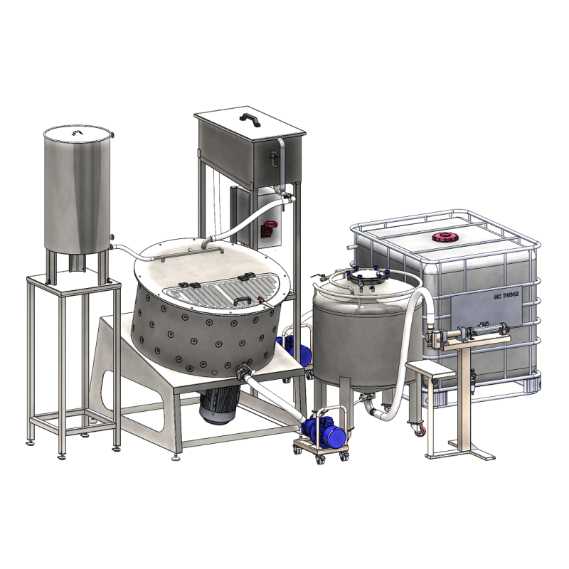 Equipamento para produção de maionese a partir de um cortador atmosférico