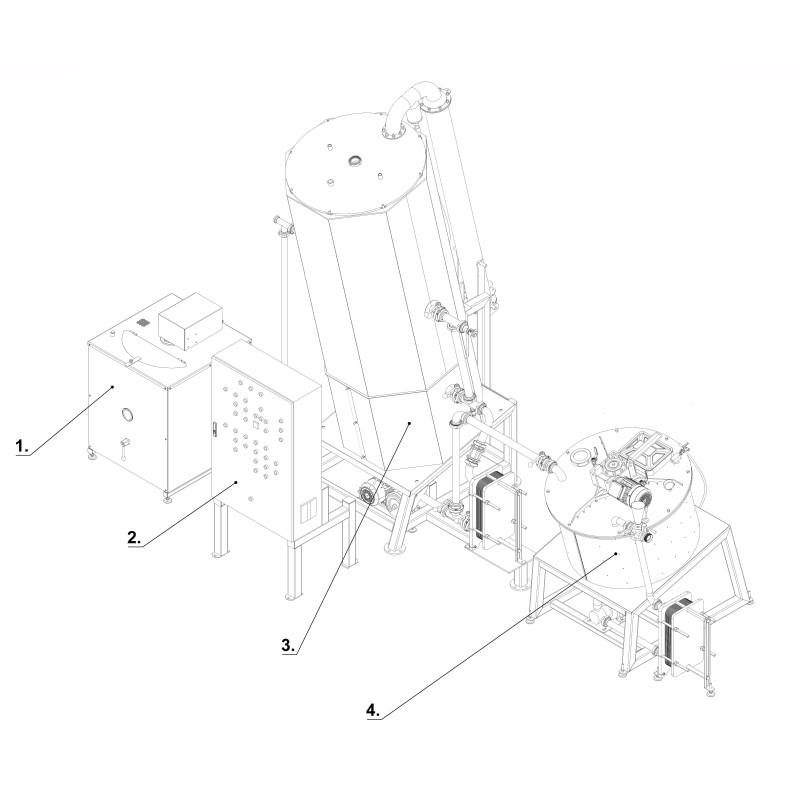 Sweetened condensed milk production line