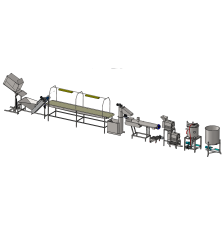 Linea di produzione per la produzione di purea di mele