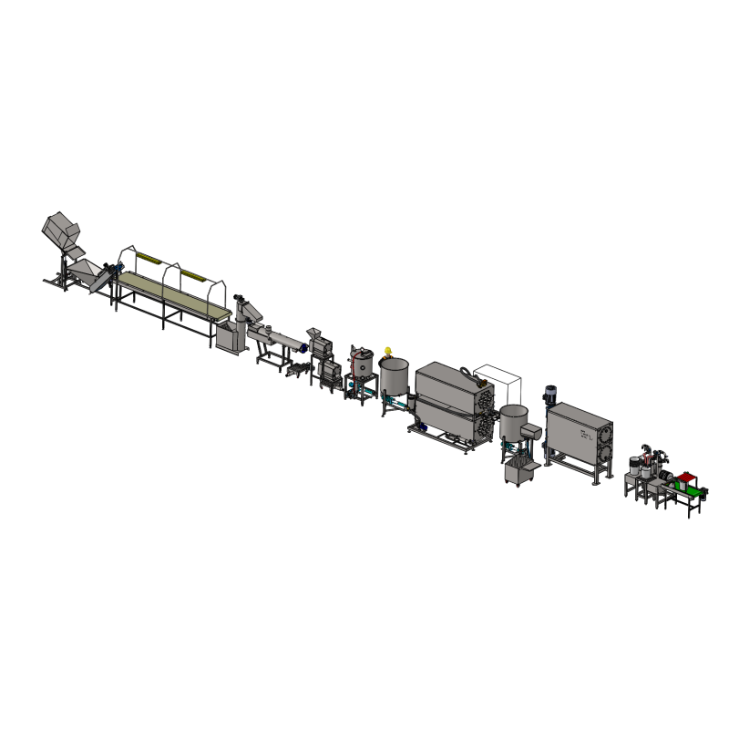 Linea di produzione di purea di mele